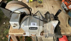 A Wicks Bench grinder & Angle grinder