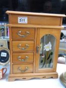 A good quality jewellery cabinet.