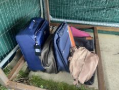 A quantity of suitcases & bags