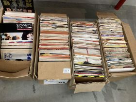 4 Boxes of 45's Records including The Herd, Love Sculpture, Mostly 60's
