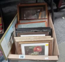 A box of various prints