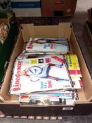 A box of country music & line dancing magazines