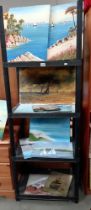 A good selection of unframed sailing scenes, paintings of various sizes