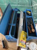 A good clean metal cantilever toolbox etc