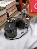 A Canon camera & Canon lens