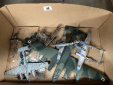 A quantity of model aircraft