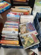 A quantity of singles, CDs, cassettes and 3 Nintendo DS games