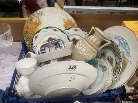 A box of miscellaneous China