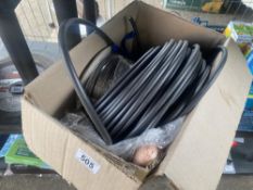 A quantity of electrical cables