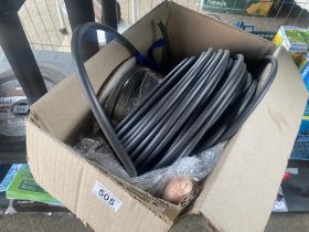 A quantity of electrical cables