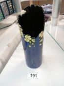 A Hokusai beswick vase. Height 19cm, Diameter 6cm