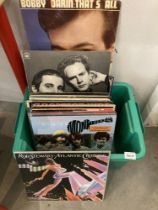 1 Box of LPs including Monkees, Hollies, Rod Stewart etc