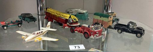 A quantity of mixed diecast including dinky & corgi