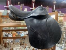 A Paul Jones 17" GP Saddle measured button to cantel , width unknown