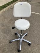 A therapist / beauticians gas lift stool