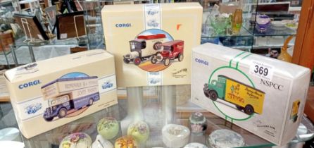 A Corgi classics 97123, 97089, 97753 diecast commercial vehicles including Bedford