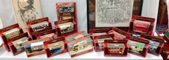A good lot of boxed matchbox diecast cars