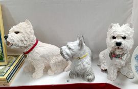 2 Highland terriers & 1 other