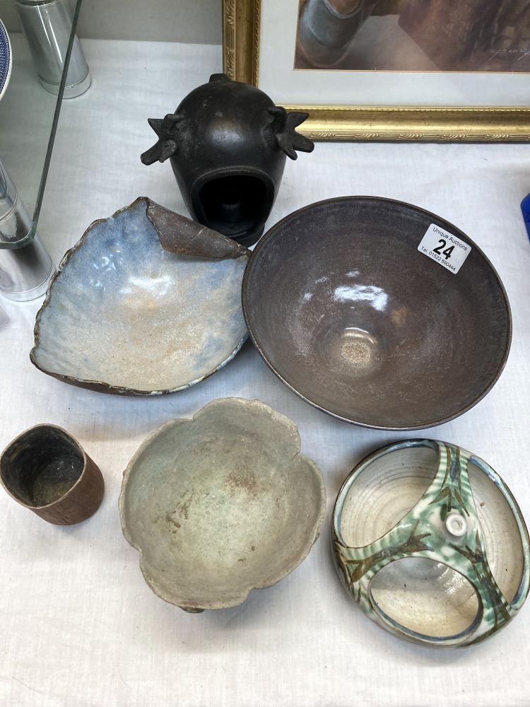 A quantity of pottery etc