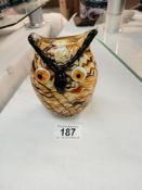 An art glass owl