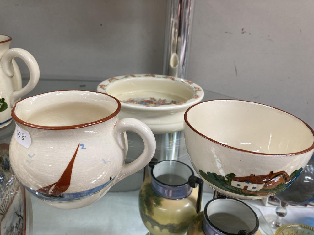 A quantity of Torquay ware items including teapots, milk, sugar etc - Image 3 of 3