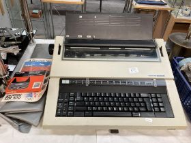 A Brother EM-100 electric typewriter