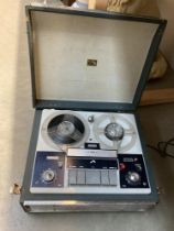 A HMV reel to reel recorder