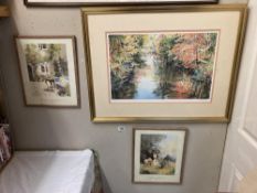 A collection of 3 Stanley Andrews prints