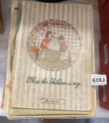 A collection of sheet music