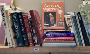 A good collection of Antique Valuation books