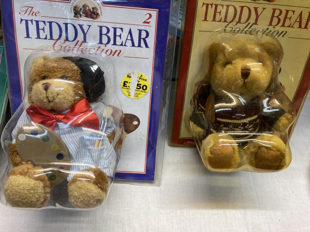 A quantity of collectors teddy bears, sealed with magazine. No 1 through to No 8 - Image 3 of 3