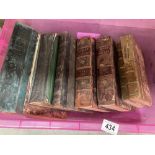 A quantity of Antiquarian books including History of England Vol 1, Vol 2, Vol 3 & Vol 4