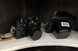 A Zenit Olympic camera in case