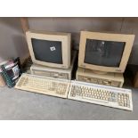 2 Amstrad 640k PC1640 personal computers