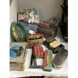 A quantity of collectors tins & ashtrays etc
