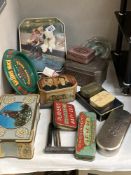 A quantity of collectors tins & ashtrays etc