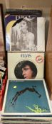 A large collection of LPs including Elvis, Steve Winwood etc