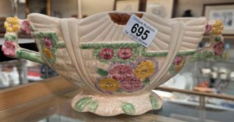 An Arthur Wood 3661 floral posy vase / fruit bowl