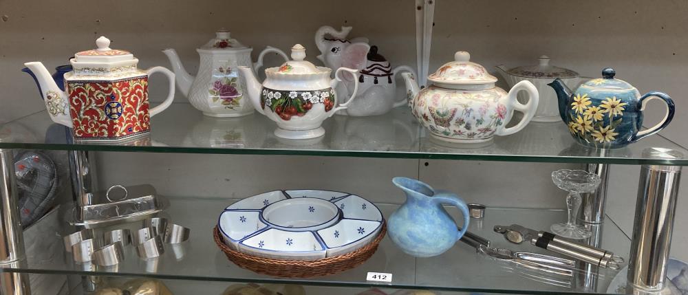 A quantity of teapots & A Hors D'oeuvres dish etc