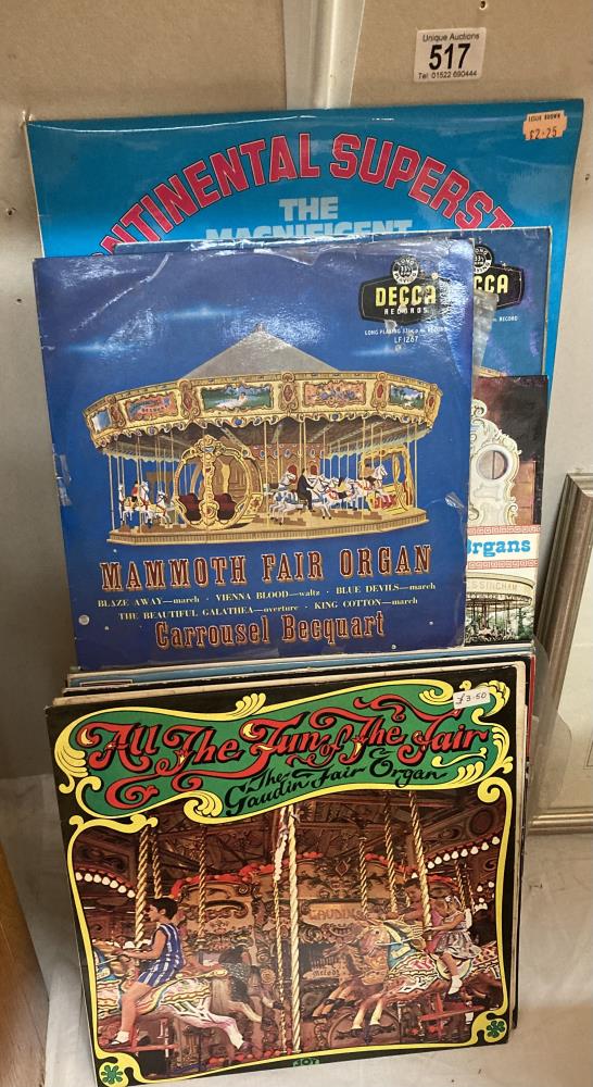 A good collection of old fairground musical organ music