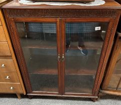 An Edwardian mahogany display cabinet