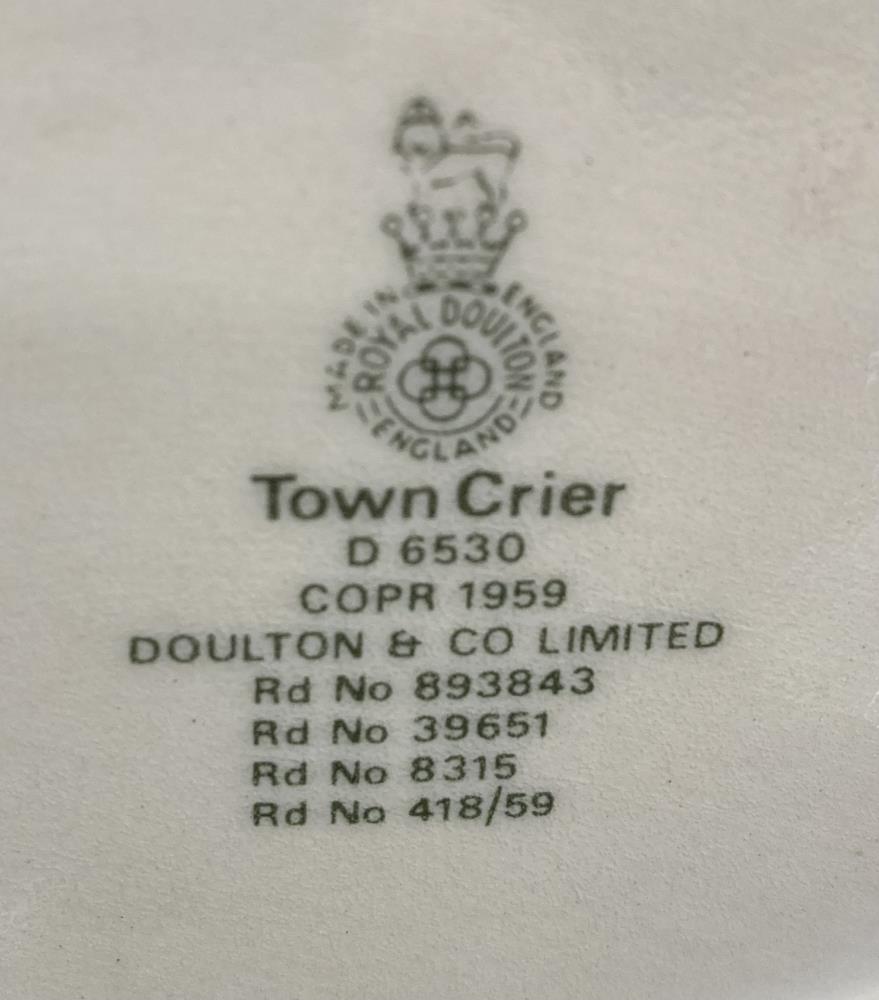 A Royal Doulton character jug 'The Town Crier' - Image 3 of 3
