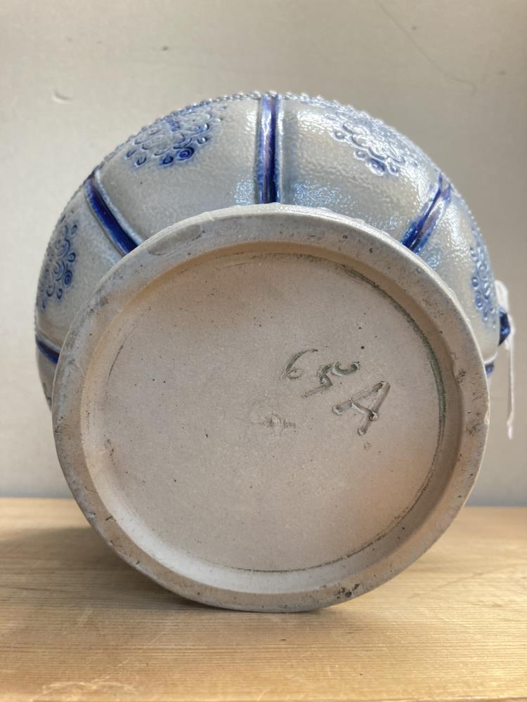 A blue glazed stoneware jug - Image 2 of 2
