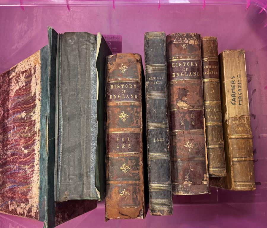 A quantity of Antiquarian books including History of England Vol 1, Vol 2, Vol 3 & Vol 4 - Image 2 of 4