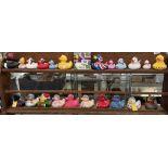 A quantity of approximately 20 plastic collectors ducks
