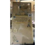 A vintage Mabel Lucie Attwell shopping list