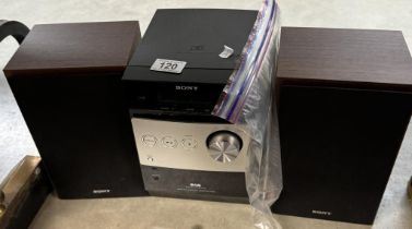 A Sony DAB CMT FX250 audio system