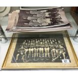 A quantity of large photographs of La Cross & Hockey team