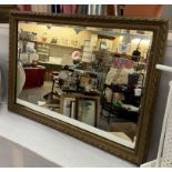 A gilt framed mirror. 66 x 47cm