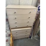 3 x 4 drawer bedroom unitsâ€™ width 9" inches x height 27 inches approximately.